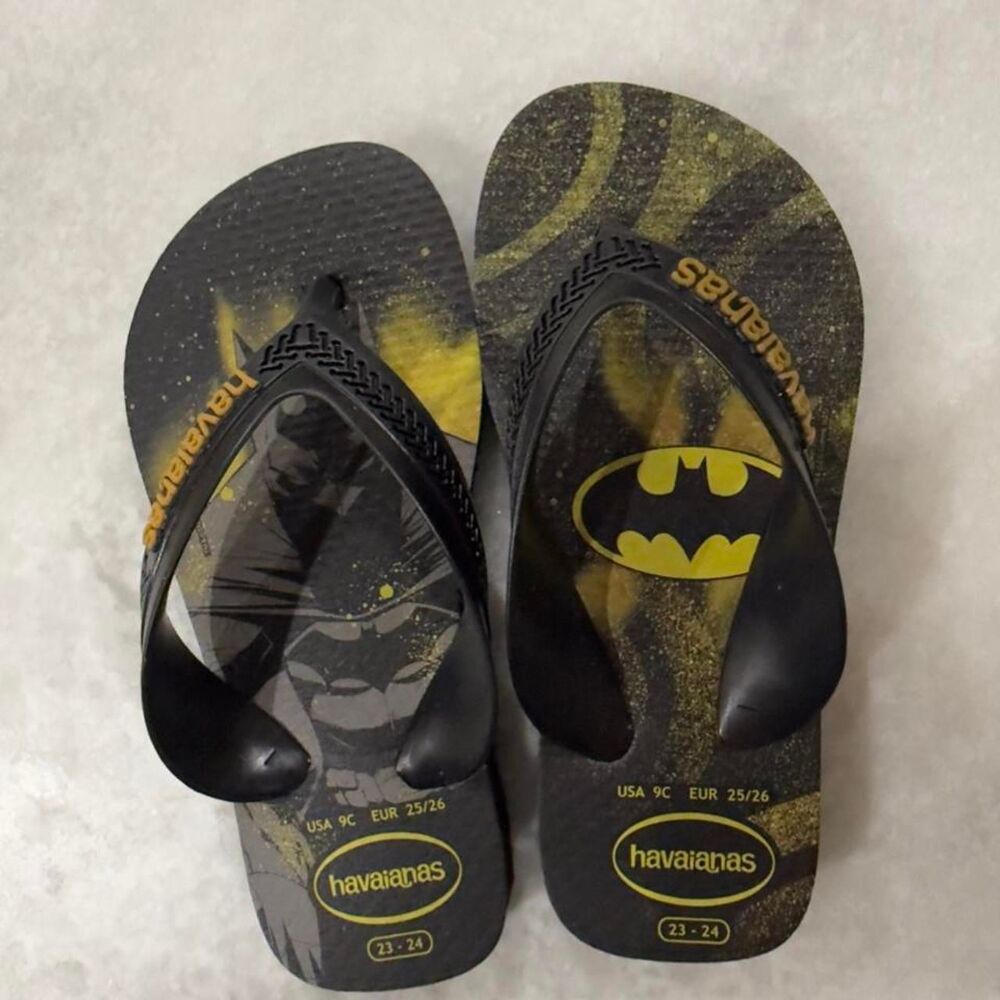 Havaianas Kids Batman Flipflops